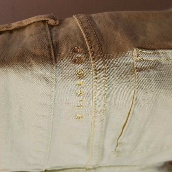 Billabong Laneway Jean Shorts, Neon Yellow, Size 3 - Picture 4 of 5